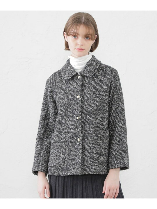 楽天市場】【SALE／50%OFF】【WEB限定】ループツイードブルゾン 