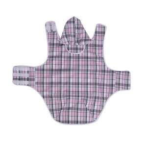 犬 レインコート 大きいサイズ 3XL〜6XL 犬用レインコート ドッグウェア 雨具 犬服 中型犬 大型犬 いぬ チェック柄 着せやすい カッパ ポンチョ 合羽 防水 梅雨 着脱簡単 マジックテープ 可愛