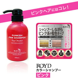 楽天スーパーSALE【ポイント最大46倍】 ROYD ロイド カラー シャンプー トリートメント 300ml ムラサキ シルバー アッシュ ピンク カバー ムラシャン ブラック カラー長持ち 白髪 青 紫 黒 紫シャンプー ブロンドヘア 金髪 あす楽