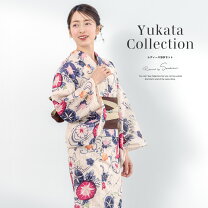 楽天市場】紺（柄朝顔）（浴衣セット｜和服）：レディースファッション 