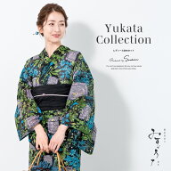【50%off】浴衣 セット レディース 浴衣セット 兵児帯 大人 3点セット 金子みすゞ みすゞうた 草原の夜 …