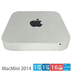 【中古】送料無料 Mac mini Late 2014/SSD1TB+1TBHDD/Core i5 2.8GHz/16GB/Windows10 整備品 保証あり　初期設定不要 無料サポート