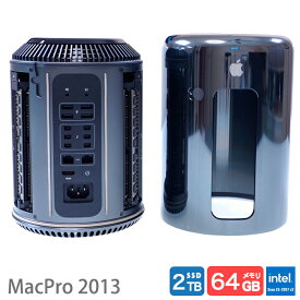 【中古】送料無料 Apple Mac Pro Late 2013/12コア/64GB/ SSD2TB/FirePro D700*2/Windows10 整備品 保証あり　初期設定不要 無料サポート