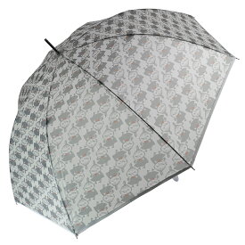 ムーミン コラボ moomin マルチ柄 リトルミイ ニョロニョロ 半透明 雨傘 長傘 手開き レイングッズ【送料無料】7650【ギフト】