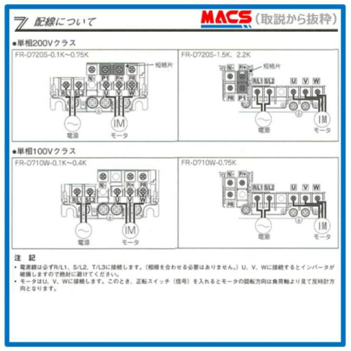 楽天市場】最強翌日配送 新品正規品 FR-D720S-0.4K【単相200V入力】/三 