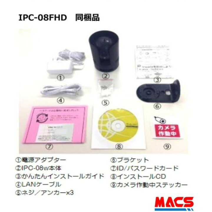 ■中古■送料無料■ソリッドカメラ■IPC-07W■ライブカメラ■赤外線■0149