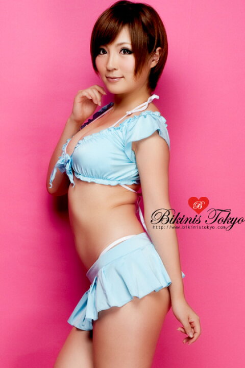 楽天市場 セクシー ミニスカート 超ミニ コスプレ 過激 ダンサー 衣装 マイクロミニ プリーツスカート ベビーブルー レディース セクシーコスチューム Mactino