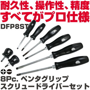 MAC TOOLS�i�}�b�N�c�[���Y�j �y���^�O���b�v �X�N�����[�h���C�o�[8�{�Z�b�g DFP8ST