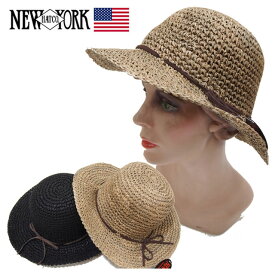 【NewYork Hat】ニューヨークハット/Sea Grass Framer/シーグラスフレイマー/【7117】/麦わら帽子/ストローハット/春夏/女優帽