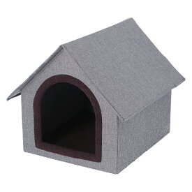 ペットハウス 三角屋根 Lサイズ GY