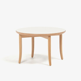 送料無料 セミオーダー 秋田木工 Akimoku BENT WOOD テーブル キッズテーブル 丸テーブル メラミン 軽量 曲木 ブナ No,T-101