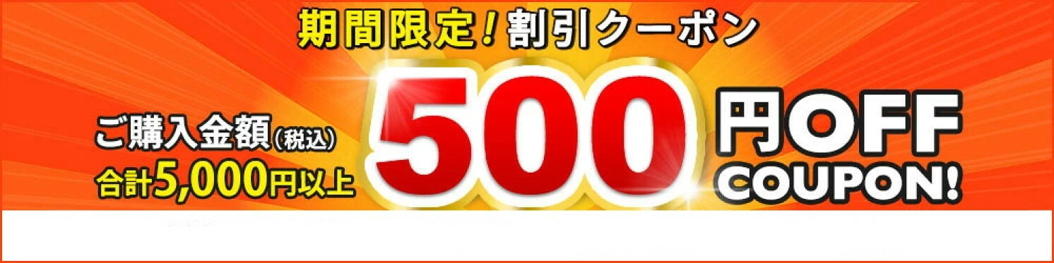 クーポン500円