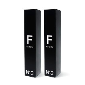 【2本セット】F for MEN N°3 男性用 香水 オードトワレ フェロモン 黒 ブラックムスクの香り 15ml エフフォーメン F for MEN No,3