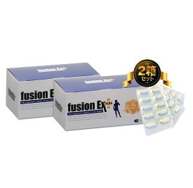 【2箱セット】フュージョンEXプラス サプリ 男性用 シトルリン アルギニン バイオぺリン クラチャイダム 1箱30粒