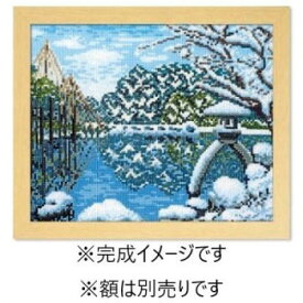オリムパス ししゅうキット　フレーム　冬の兼六園 7417 送料無料 クーポン 配布中 メーカー直送 代引き・期日指定・ギフト包装・注文後のキャンセル・返品不可 欠品の場合、納品遅れやキャンセルが発生します