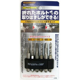 10%OFF Thread Master 六角軸　折れ込みボルト抜きセット　M5-12用　スクエアタイプ 22419 送料無料 メーカー直送 代引き・期日指定・ギフト包装・注文後のキャンセル・返品不可 欠品の場合、納品遅れやキャンセルが発生