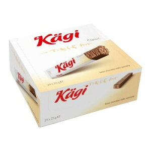 Kagi(カーギ) チョコウエハース ミルクバー 25g×24本 送料無料 クーポン 配布中 メーカー直送 代引き・期日指定・ギフト包装・注文後のキャンセル・返品不可 欠品の場合、納品遅れやキャ