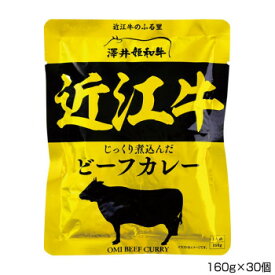 10%OFF 澤井牧場 近江牛ビーフカレー 160g×30個 P2 送料無料 代引き・期日指定・ギフト包装・注文後のキャンセル・返品不可 欠品の場合、納品遅れやキャンセルが発生