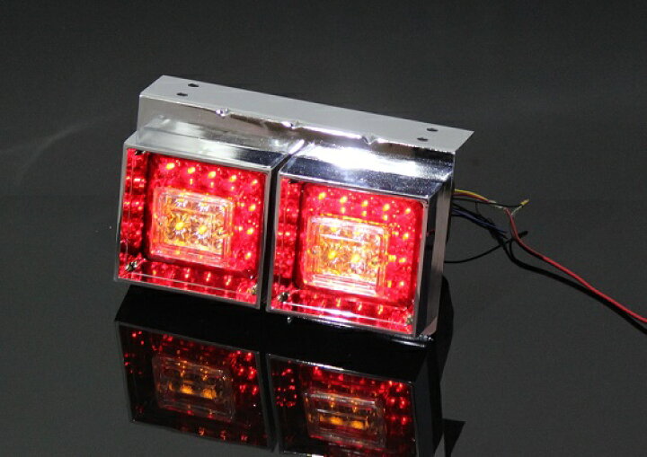 楽天市場】【送料無料!!】小 中型トラック用 LED 2連 角型 