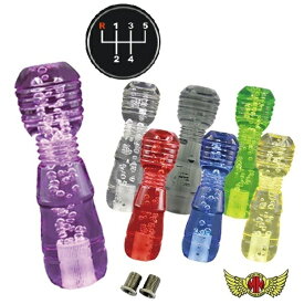 お買い物マラソンSALE!!【送料無料!!】DENMAシフトノブ 泡 150mm 変換アダプター付き 各色 いすゞ 07エルフ用 トラック 軽自動車 軽トラ デコトラ シフトチェンジ ミッション車 AT車 日野 FUSO UD イスズ HINO 三菱 日産 いすゞ