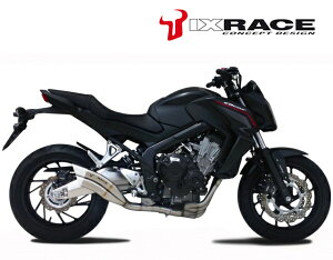 ハロウィンセール!!【送料無料!!】【送料無料】IXRACE HONDA CBR 650 F '15/CB 650 F 14-15 Z7 ツインアップ スリップマフラー