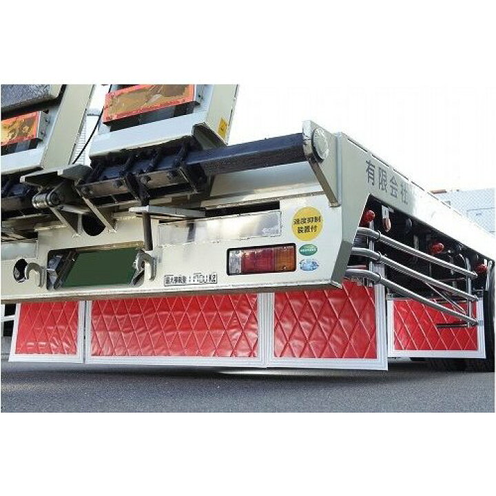 楽天市場】【送料無料!!】NEW泥除け[絆] 横860×縦500 レッド泥よけ  