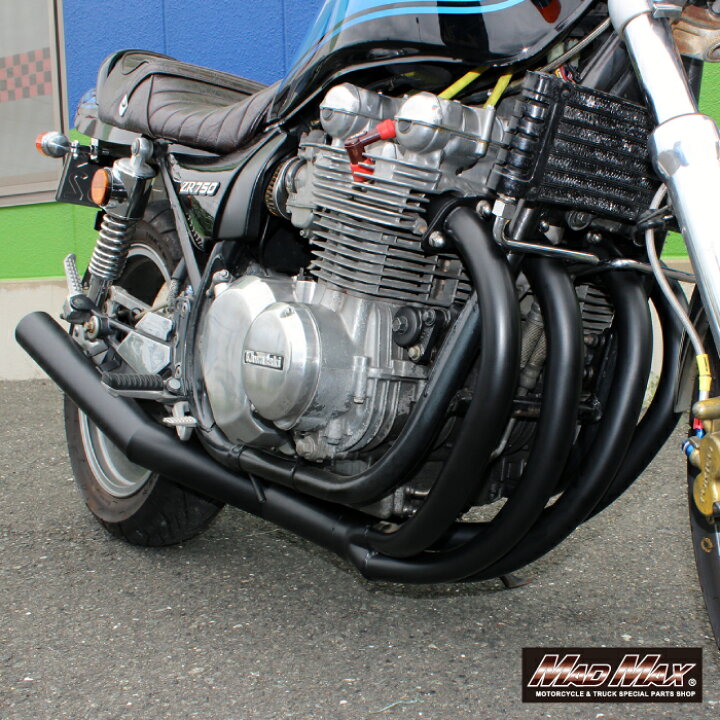 楽天市場】MADMAX製 手曲げ風ショート管マフラー ゼファー750/RS 