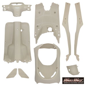 ホンダ パル AF17/ディオ AF25 純正タイプ インナーカバー 外装 9点セット アイボリーHONDA スーパー DIO ディオ ZX サイドカバー カウル ハンドルカバー フロントカバー ステップボード コンビニ