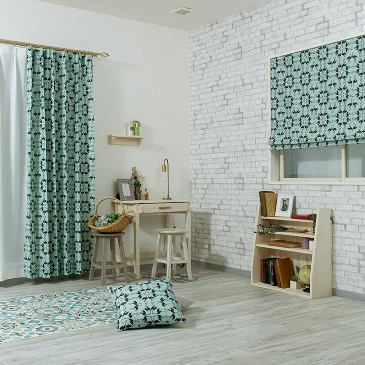 楽天市場 4月1日 00 23 59 4時間限定 全品ポイント倍 カーテン インポートカーテン ダチョウ柄 幾何学模様 ミントグリーン おしゃれ 洗える インテリア 友安製作所 2枚組 Okc4 Yh8 ロディ カーテン インテリア Diy 窓際貴族