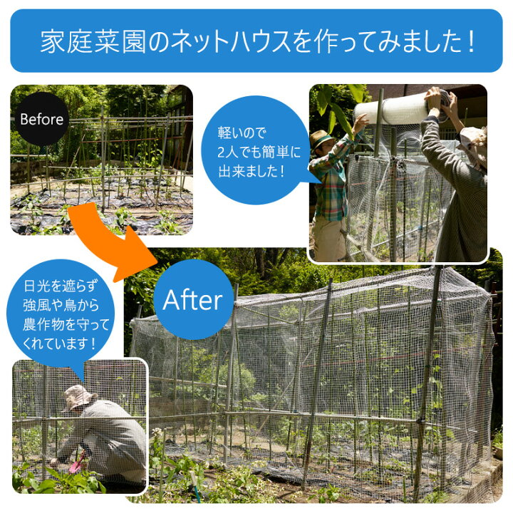 楽天市場】[1000円Off×マラソンクーポン]防風ネット 農業用ネット 9Mm目 サイズオーダー 〜400Cm×〜900Cm[ワイドラッセル 防風網  田 畑 農家 農業 園芸 家庭菜園 アグリ Agri 遮光 保温 耐久性 日本製] Jq : カーテン インテリア Diy 窓際貴族