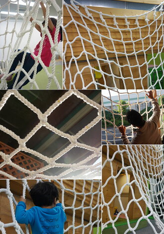 楽天市場 ビニロンアスレチックロープ 3m 3m 日本製 アスレチック ネット 遊具 ターザンロープ スポーツロープ Jq カーテン インテリア Diy 窓際貴族