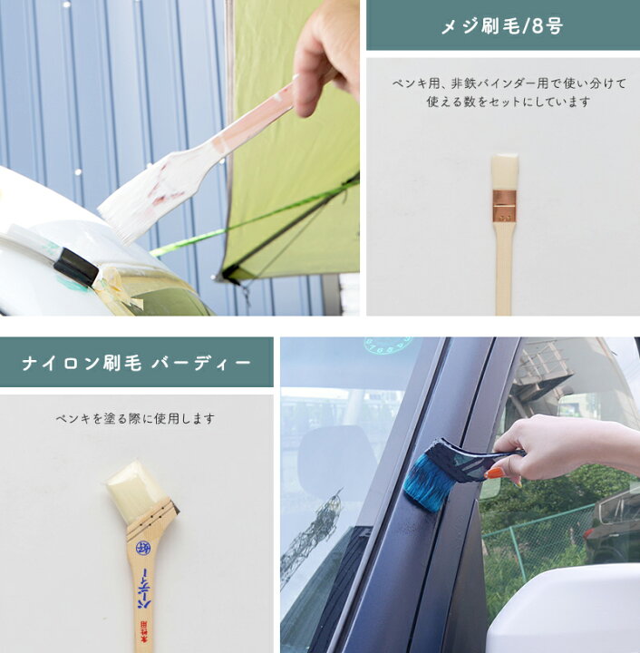 楽天市場 全品10 Offクーポン P10倍時 4h 25日限定 初めてペイントセット 1人用 はけ ローラー バケツ 非鉄バインダー ワックスオフ マスキングテープ 耐水ペーパー セット 塗装道具 塗料道具 初心者 Diy 友安製作所 はじめて車塗装セット 1人セット カーテン