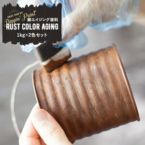 ANh KGCWOyCg RUST COLOR AGING 1kg×2FZbg h yL G fBbsyCg DIY CN O   }bgJ[  Tr K Dippin' Paint JQ
