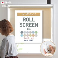 [全品10％OFF×15日限定クーポン+P10倍 15日20時〜4H]つっぱり ロールスクリーン 遮光 防炎 ロールカーテ…