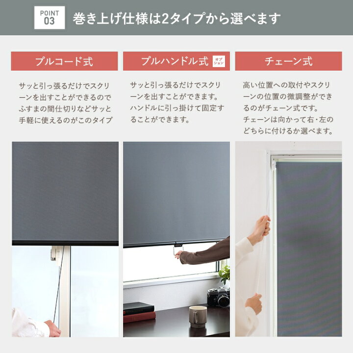 楽天市場】[全品P10倍×20日20時〜4H限定]完全遮光 ロールスクリーン 