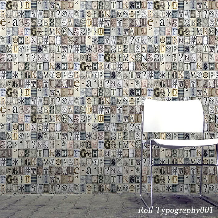 楽天市場 壁紙 輸入壁紙 イギリスブランド 1wall W10mtypo01 Typography001 ロールタイポグラフィ001 53cm幅 1本 インポート壁紙 デザイン おしゃれ 輸入 海外 クロス Diy リフォーム 撮影 背景 背景紙 店舗 装飾 インテリア 内装 友安製作所 Csz カーテン