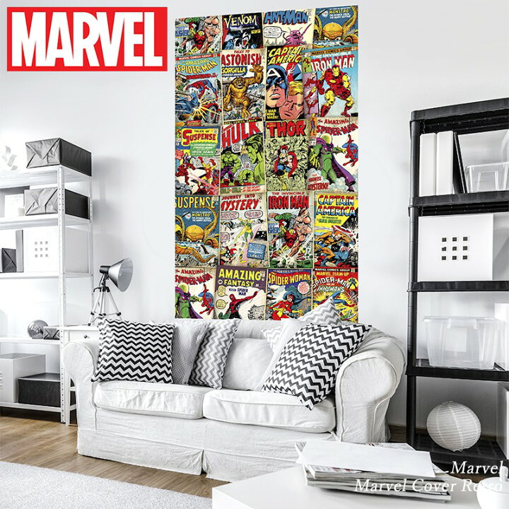 楽天市場 全品10 Offクーポン対象 10 Off 壁紙 輸入壁紙 インポート壁紙 マーベル Marvel Marvel のりなし 不織布 おしゃれ クロス 店舗 内装 撮影 ドイツ製 コマー Marvel Marvel Cover Retro Vd 006 友安製作所 Csz カーテン インテリア Diy 窓際貴族