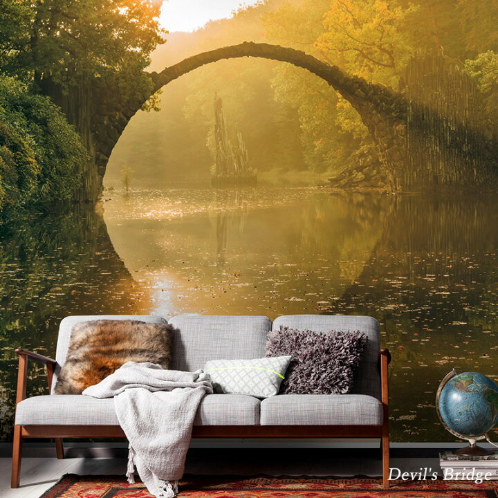 楽天市場 輸入壁紙 壁紙 のり付き おしゃれ クロス 紙 内装 撮影 ドイツ製 補修 クロス 店舗 内装 リビング トイレ 玄関 模様替え リフォーム 撮影用 ウォールペーパー緑 自然 森 橋 湖 デビルズブリッジ Sh037 Vd4 友安製作所 Csz カーテン インテリア Diy 楽天市場 輸入壁紙 壁紙 のり付き おしゃれ クロス 紙 内装 撮影 ドイツ製 補修 クロス 店舗 内装 リビング トイレ 玄関 模様替え リフォーム 撮影用 ウォールペーパー緑 自然 森 橋 湖 デビルズブリッジ Sh037 Vd4 友安製作所 Csz カーテン インテリア Diy