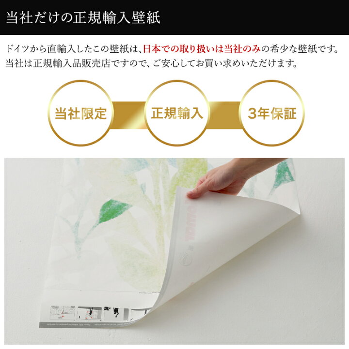 楽天市場】[10％OFF×25日限定クーポン+P10倍 25日20時〜4H]壁紙 輸入 