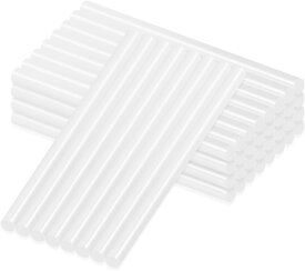 ★グルースティック　20/100本セット　7mm×10cm　透明 高品質 強力粘着 グルーガン付属品 強力グルースティック 粘着剤 粘着スティック 多用途性 DIY用 手芸用 プラスチック用 家具修理用 グルーガン スティック 強力