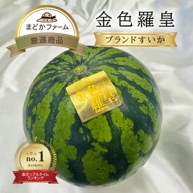 クール便 送料無料【熊本産 大分産 長崎産 長野産】ブランドスイカ 金色羅皇 1玉 中玉 M〜2L / 1玉 大玉 3L〜5L羅王 らおう ラオウ 黄金 すいか 西瓜 農家 農園 産地直送 国産 九州産 お中元 個 通販 取り寄せ フルーツ 甘い 糖度 野菜 品種 ブランド