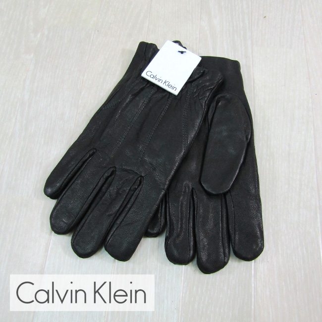 Calvin Klein カルバンクライン 手袋 本革 グローブ M