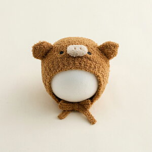 ベビー ニット帽 キッズ もこもこ キッズ帽子 秋冬 帽子 子供 男女兼用 豚 ベビー帽子 ふわふわ 裏ボア 韓国子供服 動物 仮装 着ぐるみ 小学生 お出かけ ジュニア 可愛い カジュアル 写真 防