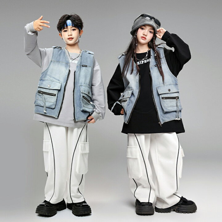 楽天市場】男女MIX キッズダンス衣装 セットアップ ヒップホップ 