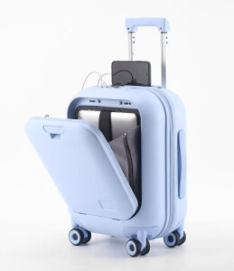 フロントオーブン スーツケース 前開き USBポート付き トロリーケース 機内持ち込み キャリー ケース スーツケース s mサイズ トラベルバッグ キャリーバッグ キッズキャリー 子供用キャリー