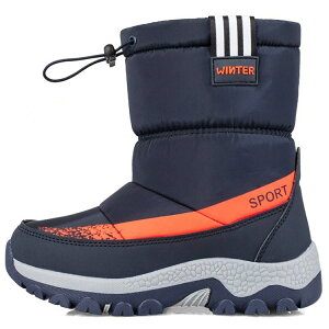 2025新作 可愛い スノーブーツ キッズ 男の子 女の子 ジュニア 北海道 雪遊び ミドルブーツ 冬用 スノーシューズ 子供用 スパイク付き 滑らない 幅広 防水 防滑 防寒 雪靴 裏ボア あったか 裏