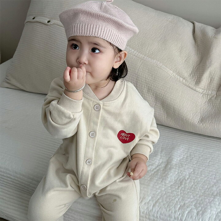 楽天市場】ベビー服 新生児 女の子 長袖ロンパース ロンパース 