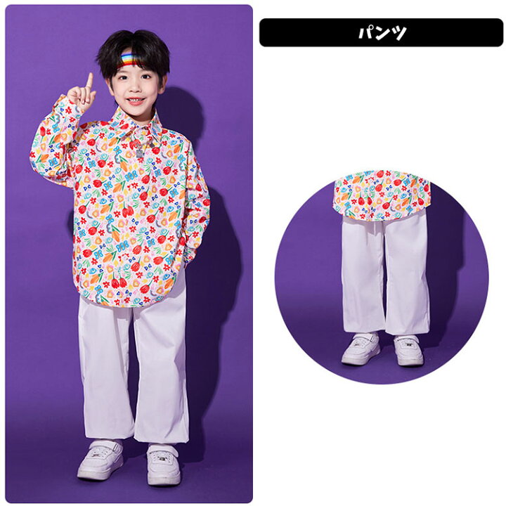 楽天市場】花柄 総柄シャツ 前開きシャツ カジュアルセット 団体服 