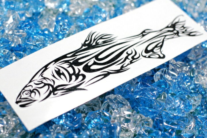 楽天市場 全色 トライバル カッティングステッカー フィッシング 鮎 アユ 川 魚 釣り タトゥー風 釣り 車やバイクに シール クールデザイン かっこいい マエワークスオリジナル Tf 09 ステッカー 看板のマエワークス