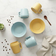 【期間限定価格】Couleur クルール ボウル お皿 食器 マット パステルカラー 日本製 ペア シンプル 可愛…